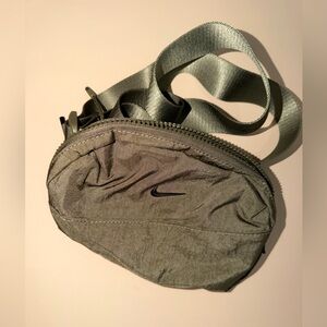 Nike Olive Green Belt Bag with Subtle Swoosh